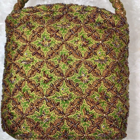 BELLASIMA BEADED FABRIC BAG - Picture 11 of 13